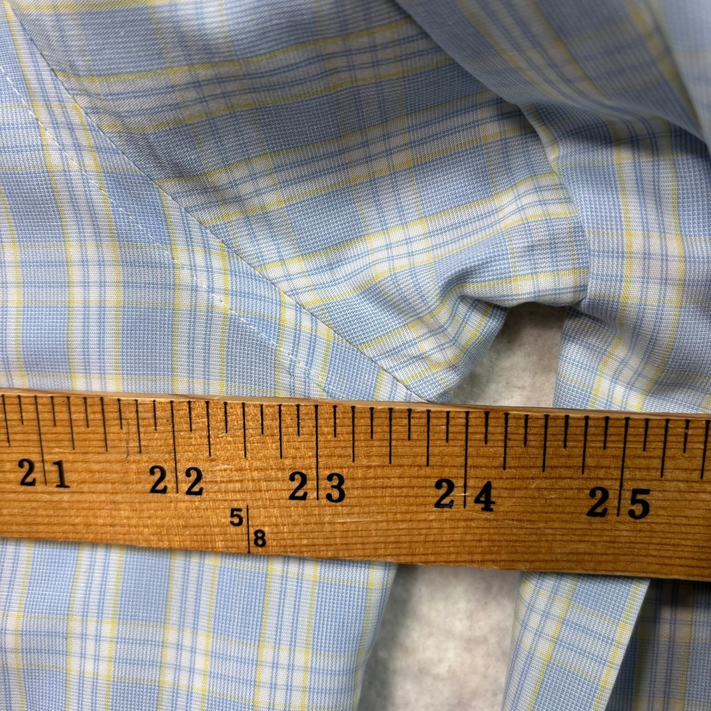 Brooks Brothers Non-Iron Supima Cotton Plaid Dress Shirt 16-35 #1111 - Picture 5 of 9